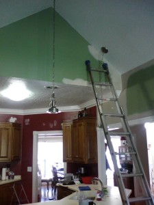 Painting the kitchen