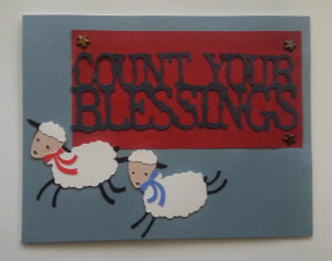 Count Your Blessings Cmas Card