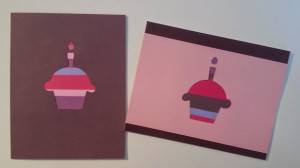 Cupcake Scrap Card