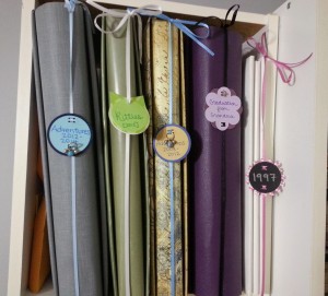 Scrapbook Spine Labels