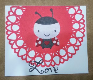 Doily Love Card