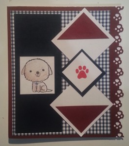 Puppy Paws Card