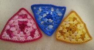 Triangle Granny Pendants