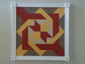 Finished Barn Quilt