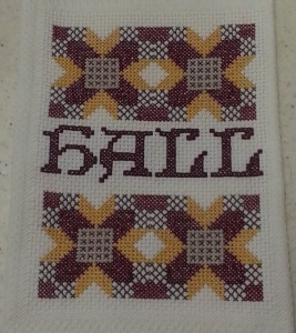 Hall Towel CrossStitch