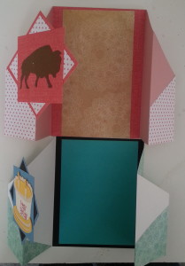 Inside - Unique Fold Card